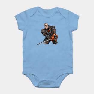 RMB as SLADE WILSON, THE TERMINATOR!!! Baby Bodysuit